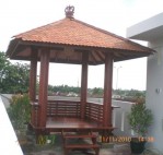 Gazebo Kayu Kelapa