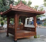 Gazebo Ukir Kayu Jati