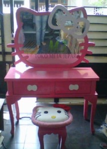 Harga Meja Rias Hello Kitty Pink MJ-MRA53