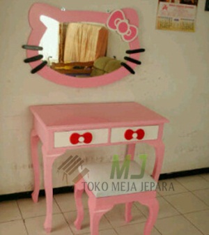 meja rias hello kitty murah MJ-MR56