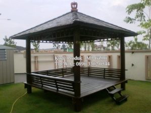 Gazebo Kayu Kelapa MJ-GZ06