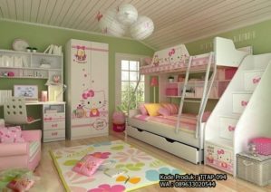 Tempat Tidur Anak Perempuan Hello Kitty TTAP-094